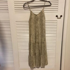 Never worn Rails snake print midi dress XS